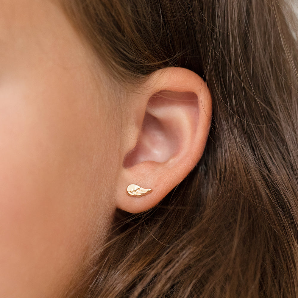 18 K Gold Earrings « BABY » 2P00725-R
